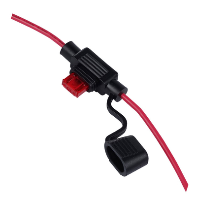 Automotive ATM Blade Fuse Holder With 12AWG Wire