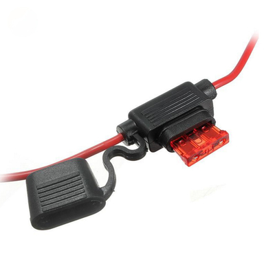 32V In Line Auto Car Fuse Holder 24 AWG To 12 AWG