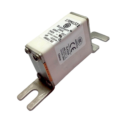 High Speed Square Body Fuse Copper And Ceramic 10A To 400A 690V