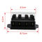 4-Way Blade Fuse Holder Auto Fuse Block With 4 Fuse Slots 6.3 Terminals For Bus Boat Marine RV